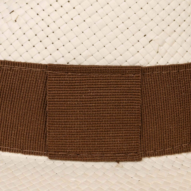 Lipodo Palermo Straw Hat, Bogard Hat, Fedora, Grosgrain Ribbon, Plain,