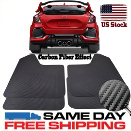 XUKEY 4x Rally Mud Flaps Mudflaps Mudguards Splash Guards For Honda Civic Type R Si S