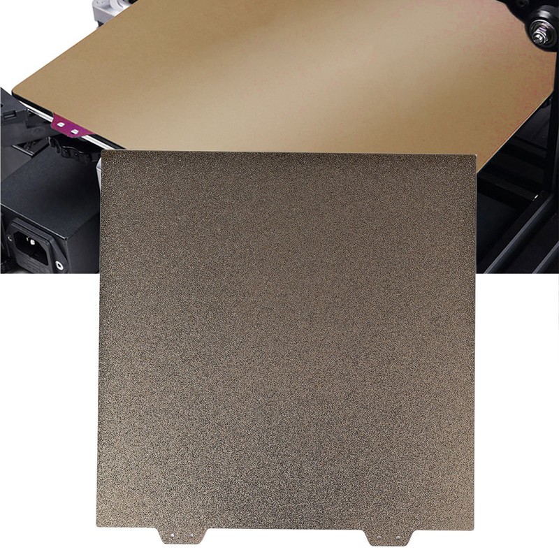 Spring Steel Sheet Double Sided PEI Gold Powder Flexible Build