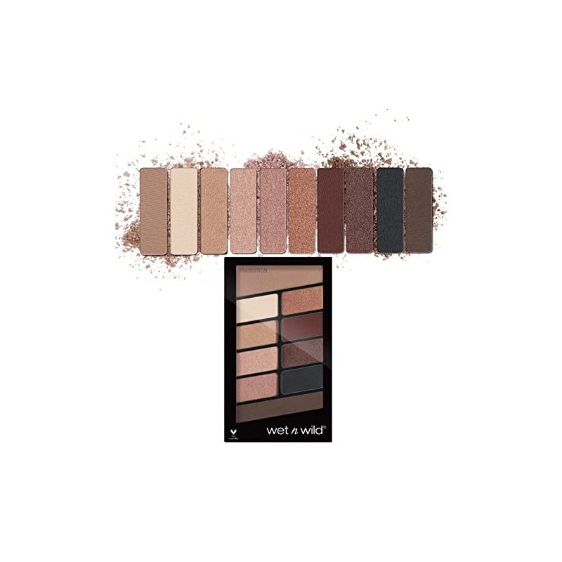 wet n wild Color Icon Eyeshadow 10 Pan Palette, Comfort