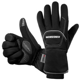 Guantes térmicos impermeables y resistentes al viento, 3M Thinsulate para visualización táctil de invierno, para ciclismo, equitación, correr, deportes al aire última intervensión, para