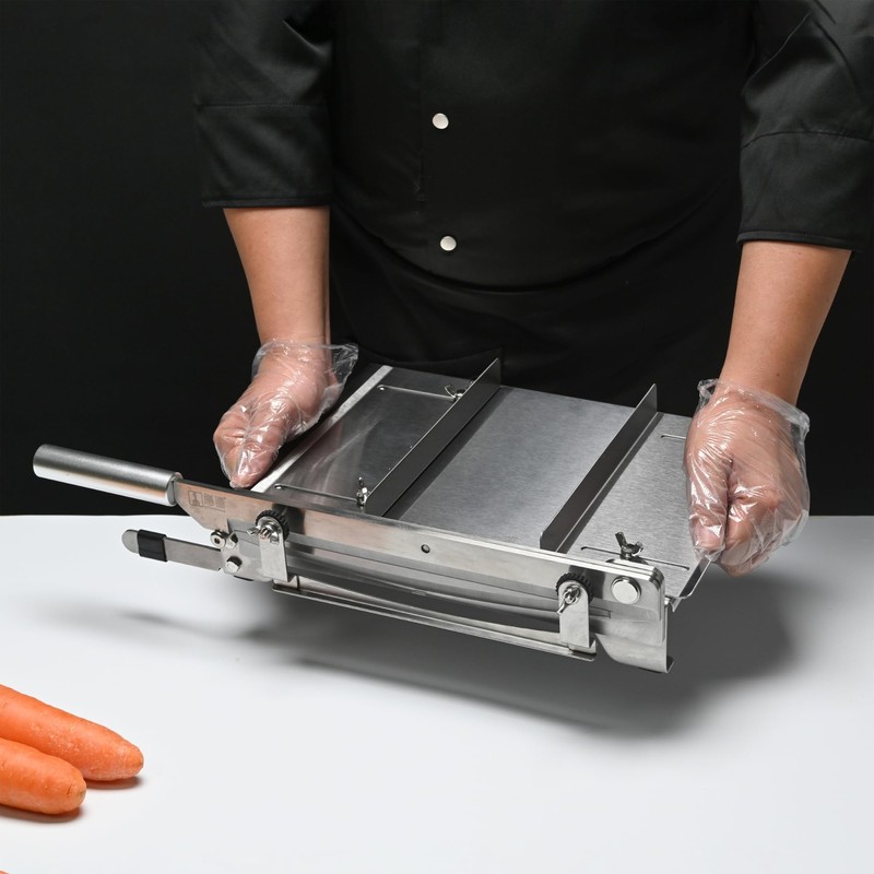 Stainless Steel Bone Cutter Machine Manual Ribs Meat Chopper Food