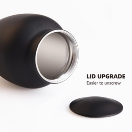 PCS Memorial Pet Cremation Urns for Dogs Ashes, Dog Keepsake Urns for Ashes, Black Pet Urn-Large