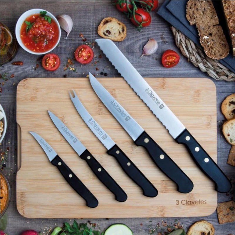 3 CLAVELES CUCHILLO MONDADOR UNIBLOCK 6 cm - 2,5" D