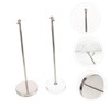 GRIRIW 2Pcs Desktop Flag Holder with Telescopic Metal Flag Pole
