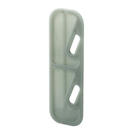 Prime-Line MP5100 Shim, 1/8 inch x 7/8 inch x 2-5/8 in, Plastic, Gray, for Use Beneath Spring-Loaded Strike Plates (100-Pack)