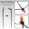 Christmas Light Stakes Universal Yard Lawn Holiday Light Stakes for