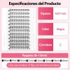 Diy Extensiones Pestanas, Pestañas De Torre De Cómic 8-15mm