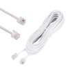 HUAZIZ Modular RJ11 Telephone Cable Flat Cable (2 x RJ11