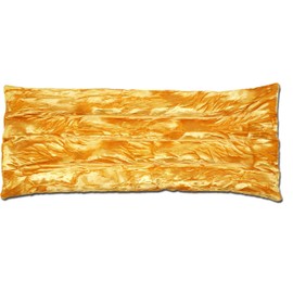 Tranquil Elegance Handmade Soothing Wrap Heating Pad - Flax Seed Fill - Unscented - Yellow - TSW-YW