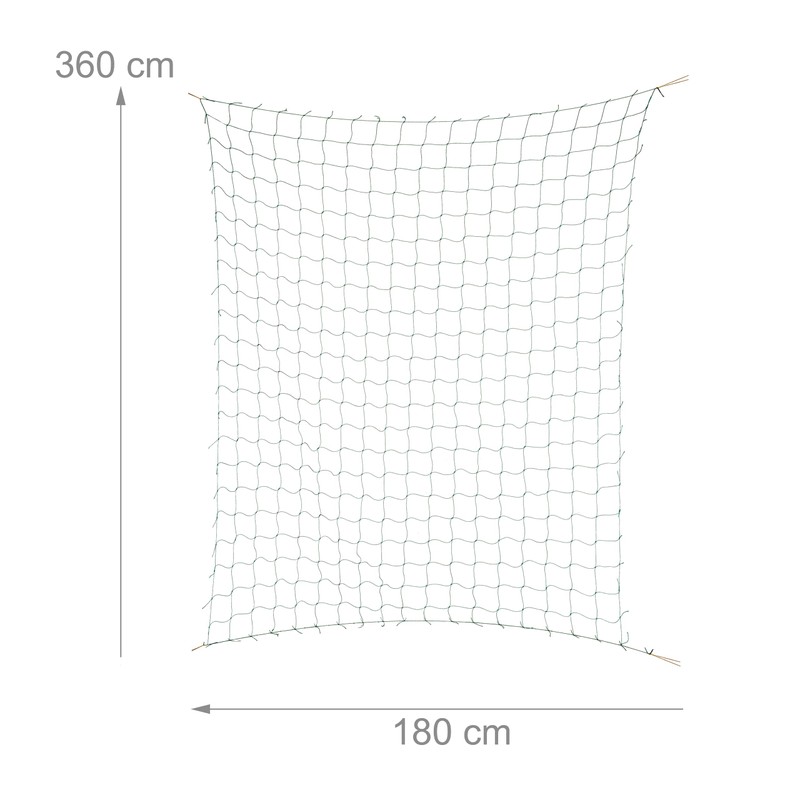 Relaxdays Trellis Net for Greenhouse, 180 x 360 cm, Trellis