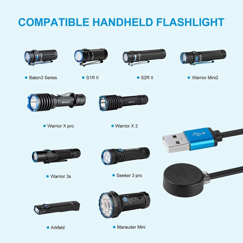 OLIGHT MCC 3 Charger Upgraded Smart Magnetic Charging Cable Only