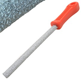 Drywall File Coarse Tungsten Carbide Grit 6" Blade for Shaping and Widening Holes in Drywall for Recessed Lighting Wall Speakers and Electrical Outlets