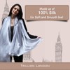 Trillion London® Spring Collection | Silver Plain Scarves | Silk