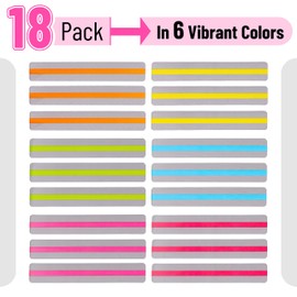 Mr. Pen- Guided Reading Strips, 18 Pack, Colorful, Bookmarks for Kids, Book Highlighter Strips for Reading