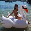 Original Luxe Ride-On Float Swan | The Resort White on