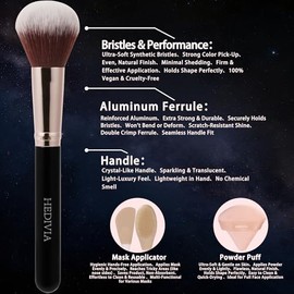 Juego de 14 brochas de maquillaje negras profesionales, base sintética de alta calidad, brochas de maquillaje corrector, rubor, brochas de sombra de o
