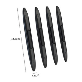 4 Pieces Car Door Edge Protective Strips Car Door Edge Protector Bumper Guard Anti-Collision Protector Accessories for Most Cars, Trucks, SUVs, Pickups