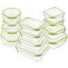 Bayco Glass Food Storage Containers with Lids, [24 Piece] Glass