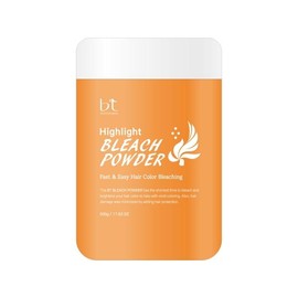 BT highlight bleach powder 500g large capacity hair bleach hair decolorization black removal gray khaki color dyeing beauty salon / 비티 하이라이트 블리치 파우더 500g 대용량 헤어탈색제 모발탈염 블랙빼기 회색 카키칼라 염색 미용실
