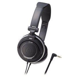 オーディオテクニカ ポータブルヘッドホン ブラック ATH-SJ55 BK