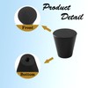 Mokife Drawer Knobs Black Matte, 6 Pack Modern Kitchen Cabinet