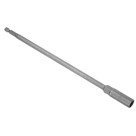 CoCud Quick Change Nut Driver Bit 10mm Metric 250mm Length 1/4" Shank CR-V Non Magnetic Straight Shank Setter Drill Bits - (Applications: for Car Repair)