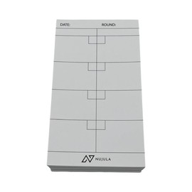 NUJULA Netball Quarters Scorecards – 1 Pack, 50 Games, 50 Sheets per Pad – Slim & Portable Netball Scoring Pads for Leagues, Tournaments & Referees