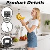 KxrTpx Banana Holder, Space Saving Banana Hook Under Cabinet, Durable