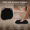 Shower Foot Scrubber Mat Non-Slip Silicone Body Scrubber Black