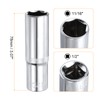HARFINGTON 6-Point Socket 1/2" Drive by 11/16" SAE 3.07" Length