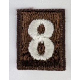 Girl Scout Brownie Uniform Number 8 Vintage New