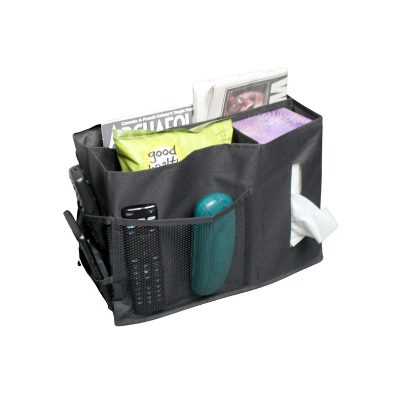 Dependable Industries inc. Essentials 7 Pocket Bedside Caddy Organizer Multi