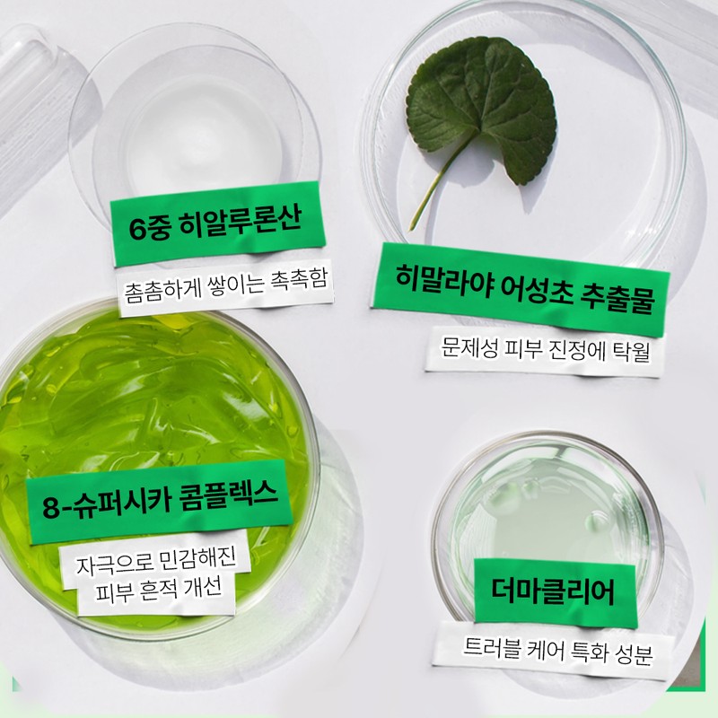 Epilow 어성초 히알루시카 트러블 진정 초밀착 토너 패드 100매 Himalaya