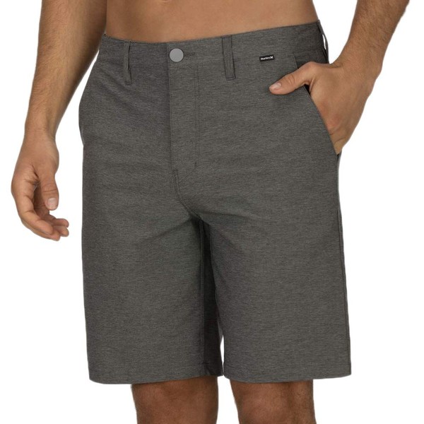 Hurley 20" 4-Way Stretch Boardshorts Black Heather 34 9