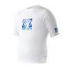 JetPilot Body Glove Men's Basic Short Arm Rashguard, White, Medium