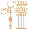 Sugiury 6 Pcs Beadable Keychain Bars Bulk for Beads DIY