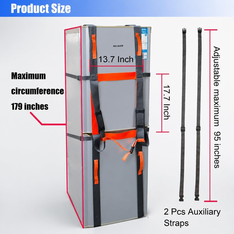 Storbuffs Furniture Moving Straps for One Person, Heavy Duty Lifting