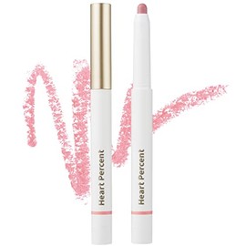 Heart Percent- Lápiz labial Dote On Mood, lápiz labial cremoso de larga duración, delineador de color suave, lápiz labial retráctil