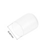 sourcing map 5pcs Rubber End Caps Protective Caps 21mm ID