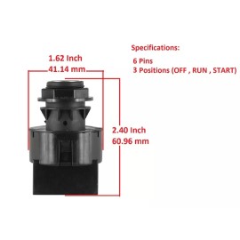 H&H bros Ignition Key Switch For Polaris RZR XP 900 EFI 2011-2013/ RZR 4 XP 900 2012-2013