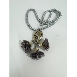 99 Bead Silver-Toned Tasbeeh Misbaha Rosary with Floral Tassels and Pendant - Islamic Prayer Beads for Dhikr and Salah, Ideal Nikkah, Wedding, Eid, and Ramadan Gift