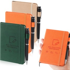 Resholder 3 Packs Waterproof Notepad, Small Notepad, All Weather Notebook, 4 x 6 Pocket Notebooks for Outdoor Wild Hiking Office