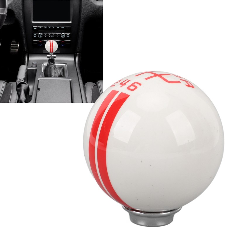 Gear Shift Knob with 3 Adapters Comfortable Grip 6 Speed