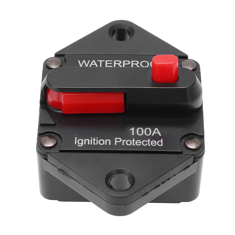 DC 32V Circuit Breaker with Switch Manual Reset Waterproof for