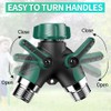 KLMNDUO Garden Hose Splitter 2 Way Heavy Duty, 3/4" Water