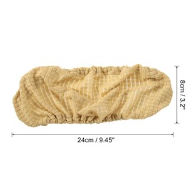 sourcing map 2pcs Office Chair Arm Covers, Office Chair Armrest Covers Washable Computer Chair Arm Covers Protectors for Swivel Office Gaming Chair, Beige