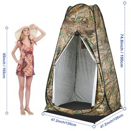 UMIKOOL DIRECT Pop Up Pod Privacy Shower Tent, Outdoor Portable Changing Tent for Camping Hiking Beach Toilet Shower Bathroom