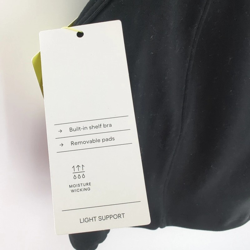 All In Motion Built In Shelf Bra SMALL Light Support