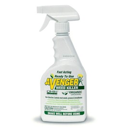 Avenger Organics Weed Killer, Biodegradable, Non-Toxic Ready to Use, 24 oz Spray